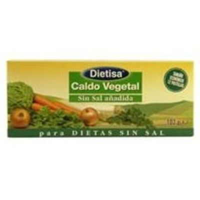 CALDO VEGETAL SIN SAL 12pastillas