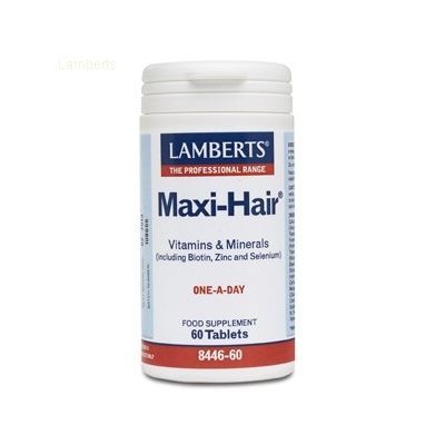 Complejo de vitaminas y minerales MAXI-HAIR 60comp, para la vitalidad, la protecci�n de la piel y el cabello.