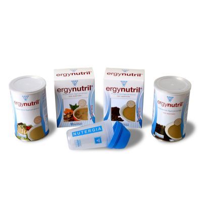 Preparados hiperproteicos ERGYNUTRIL Cr�pes Jam�n y Queso 7sbrs, prote�nas, vitaminas y amino�cidos.