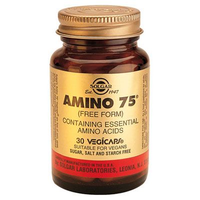 AMINO�CIDOS Amino 75 30 cap, para formaci�n de hormonas, enzimas neurotransmisores , anticuerpos y transportadores de nutrientes.