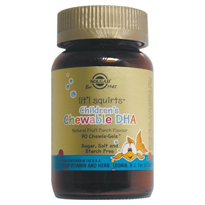 DHA MASTICABLE BIOPURE Children Chewable 90 cap, salud mental de los ni�os con bajo Omega 3.