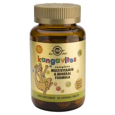 F�RMULA MULTIVITAM�NICA Y MULTIMINERAL Kangavites frutas tropicales 60 comp, para el sistema enzim�tico corporal.