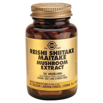 EXTRACTO DE HONGOS REISHI, SHIITAKE Y MAITAKE 50 cap, para reforzar el sistema inmunol�gico.