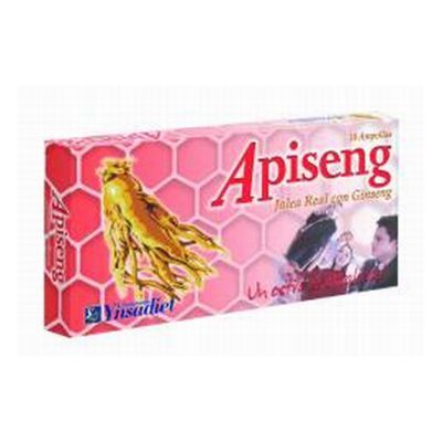 Energ�tico y Reconstituyente APISENG Jalea real con Ginseng 10amp.