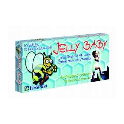 Jalea Real JELLY BABY VIALES (infantil) 10viales, inmunoestimulante, fortalece huesos y m�sculos.