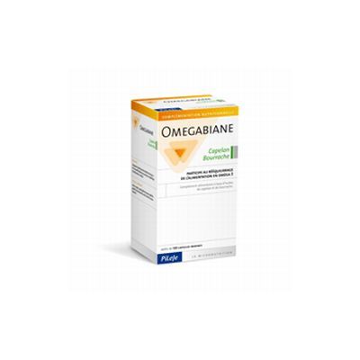 �cidos grasos OMEGABIANE Capel�n Bourrache 100cap, para el buen equilibrio de la piel y el funcionamiento del cerebro.