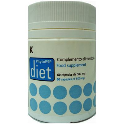 Mineral Potasio PhytoEsp DIET K 60cap, mantiene el equilibrio �cido-base.
