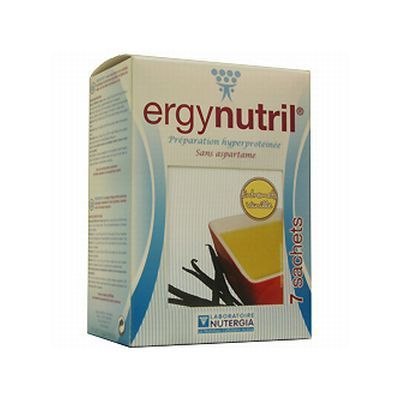 Preparados hiperproteicos ERGYNUTRIL Dulce de Vainilla 7sbrs, prote�nas, vitaminas y amino�cidos.