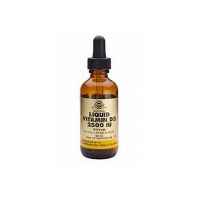 Vitamina D3 L�quida 2500 UI (62,5 �g) 59ml, esencial para el crecimiento y desarrollo corporal.
