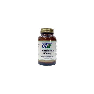 COMPLEMENTO ALIMENTICIO L Carnitina 500 mg 60 cap, coraz�n, h�gado, memoria y colesterol.