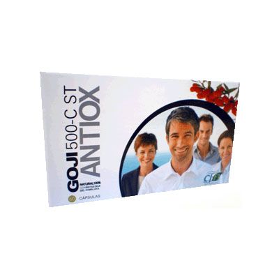 COMPLEMENTO ALIMENTICIO ANTIOXIDANTE Goji 500 C ST Antiox 60 cap, fatiga, sistema inmunol�gico.