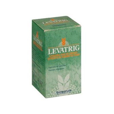Complemento alimenticio LEVATRIG 60comp, refuerza el sistema inmunitario, es antiinflamatorio, desensibilizante al�rgico y antioxidante.