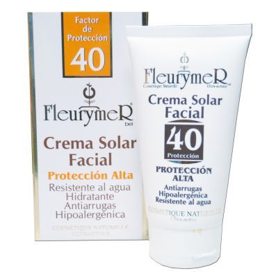 Crema Solar Facial F-40 80ml, protecci�n solar.