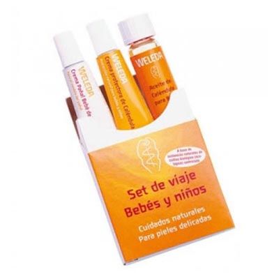 SET DE VIAJE BEB�S Y NI�OS 3x10 ml, cuidado naturales para pieles delicadas.